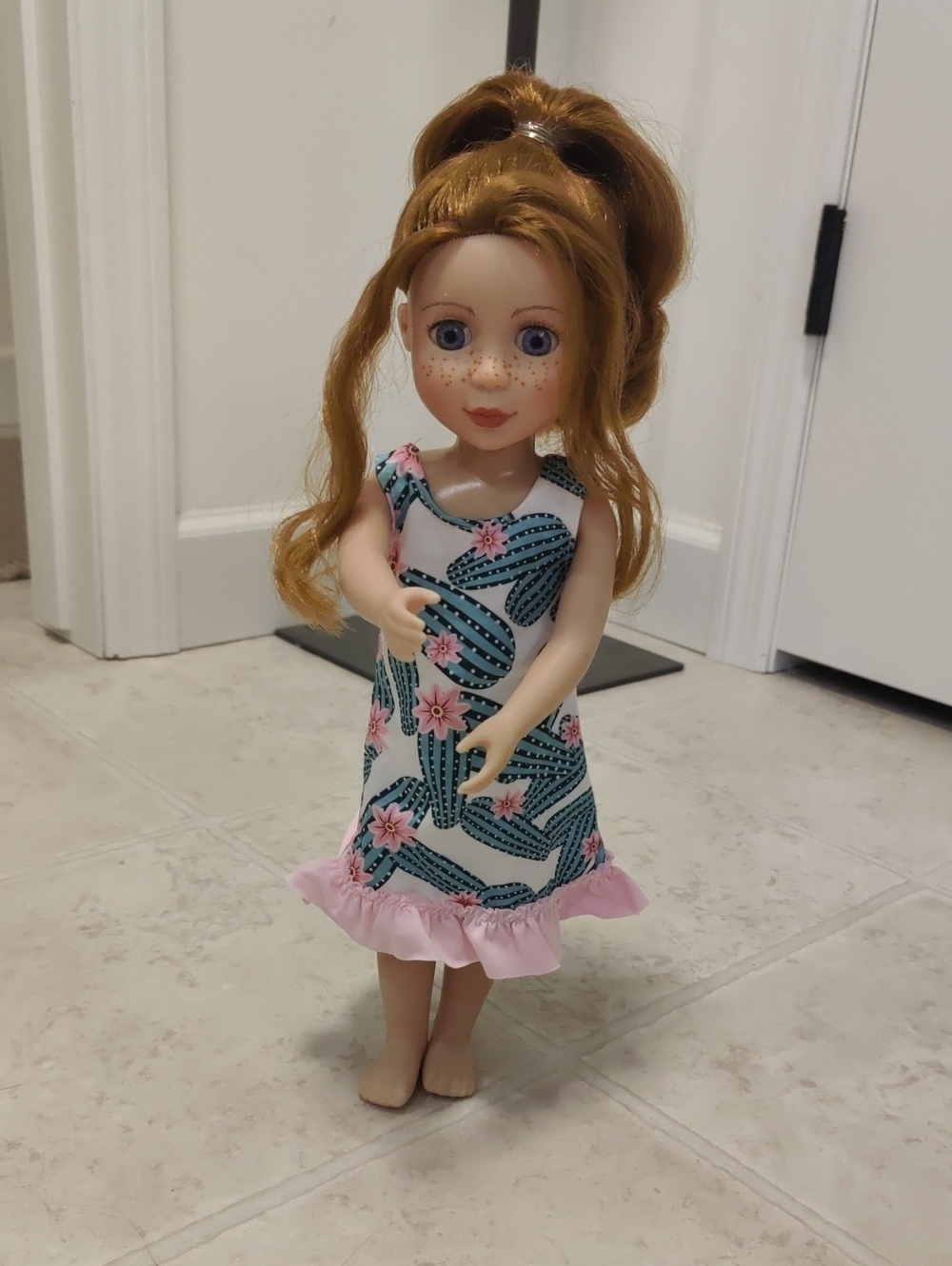 Red Hair Freckled 14" Glitter Girl Doll